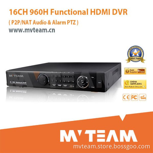 16CH 960h Digital Video Recorder H264 Stand Alone DVR System with P2p Function (MVT-62B16D)